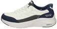 Skechers Contour Foam Cozy Fit Sneaker f&uuml;r Herren, Wei&szlig;er Netzstoff, Duraleather,