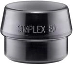 SIMPLEX-Einsatz, Gummikomposition, schwarz | D=80 mm | 3202.080