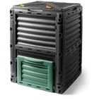 Kunststoff Kompost Beh&auml;lter 300 Liter schwarz - 83x61x61 cm - Garten...