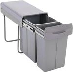 SVITA EMCombo30 Einbaum&uuml;lleimer 30L (10L+20L) 2 F&auml;cher mit Deckel...
