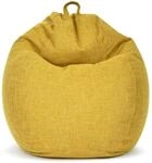 Green Bean Indoor Sitzsack Home Linen mit 200 Liter mit EPS-Perlen F&uuml;llung...