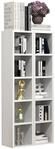 VCM Holz CD DVD Stand Aufbewahrung Standregal B&uuml;cherregal Deko Regal Megosa S