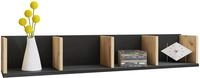 VCM Holzregal h&auml;ngend | platzsparendes Regal | Ma&szlig;e: H. 15 x B. 97 x T. 17 cm 