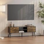 [en.casa] Fernsehtisch Eskilstuna mit Schrankt&uuml;ren und Ablagef&auml;chern Fernsehschrank