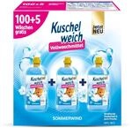 Kuschelweich Vollwaschmittel fl&uuml;ssig - 3er Set Flaschen f&uuml;r 105 W&auml;schen -
