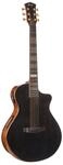 Cort Masterpiece Series Modern Black A/E Gitarre mit Koffer