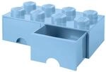 Lego Brick Schublade 8 Kn&ouml;pfe, 2 Schubladen, stapelbar Aufbewahrungsbox, 9,4 l,