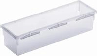Rotho Basic modulare Ordnungsbox 23x8 cm f&uuml;r Schubladen, Kunststoff (PP) BPA-frei,