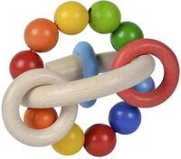 Eichhorn 100017040 - Baby 3D Greifling, 9,5x9cm, FSC 100% Zertifiziertes Buchenholz
