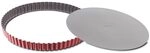 Tefal j1641514 Tart Mould Loose Base, Stahl, 28 cm, rot Tefal j1641514 Tart Mould Loose Base, Stahl, 28 cm, rot