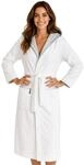 Morgenstern Bademantel Damen mit Kapuze 100% Baumwolle Frottee OEKO-TEX&reg;