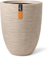 Capi Europe - Gef&auml;&szlig; elegant niedrig Waste Rib NL - 46x58 - Terrazzo beige -