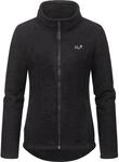 Ragwear Damen weiche Strickjacke &Uuml;bergangsjacke mit Teddy-fleece und Stehkragen