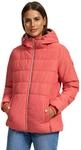 MARIKOO Damen Winterjacke (XS-3XL) - Steppjacke, Kapuze mit Gummizug, im...