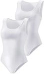 VIVANCE by Lascana Damen Shirtbody | aus Baumwoll-Stretch im Multipack