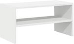 vidaXL Schuhregal Stapelbar Wei&szlig; 60x30x30,5 cm, Schuhaufbewahrung, Schuhorganizer,