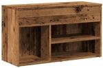 vidaXL Schuhbank Altholz-Optik 80x30x45 cm Holzwerkstoff