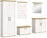 xonox.home Garderobe Verona 5tlg. Set Garderobenkombination Garderobenschrank