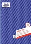 AVERY Zweckform 1728 Auftrag (A4, 2x40 Blatt, selbstdurchschreibend mit farbigem