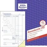 AVERY Zweckform 1743 Kassenbericht (A5, 2x40 Blatt, selbstdurchschreibend, retrograde