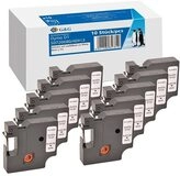 10x G&G Schriftband Kompatibel zu Dymo D1 Etikettenband 40913/S0720680 9mm X 7m