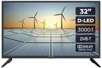 Kiano SlimTV 32", Fernseher SlimTV, SmartTV Standard, HD, HDMI, Dolby Audio 81,3 cm