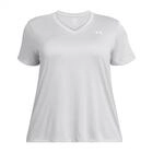 Under Armour Tech Twist f&uuml;r Damen, kurz&auml;rmelig, V-Ausschnitt, (014) Halo