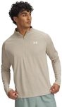 Under Armour Tech-Herren-Langarmshirt mit halbem Rei&szlig;verschluss, Stream/Schwarz, L