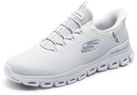 Skechers Herren Glide-Step Noxus Hands Free Slip-in Sneaker, Weiss/opulenter Garten,