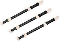 3 x Classic Cantabile F-Altfl&ouml;te Barock F200B Kunststoff Set