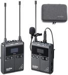 GODOX WMicS1 kit1 Drahtloses Omni Lavalier-Mikrofonsystem f&uuml;r die Kamerahalterung,