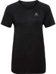 Odlo Herren BL TOP Crew Neck s/s Performance X-Light, Black, S