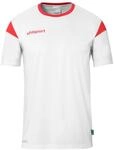 uhlsport Unisex Squad 27 Kurzarm Trikot, Wei&szlig;/Rot, 164 EU