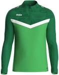 JAKO Ziptop Kinder Unisex Iconic Gr. 152 Soft Green/Sportgr&uuml;n - Atmungsaktives Sport