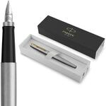 Parker Jotter F&uuml;ller | Edelstahlschaft mit Goldzierteilen | F&uuml;llfederhalter mit