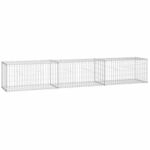 vidaXL Gabionenwand 300x50x50cm Gabione Steingabionen Steinkorb Wand Mauer
