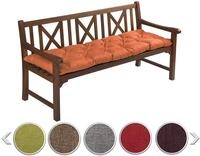 sunnypillow Bankauflage Outdoor - Bankkissen f&uuml;r Bank 130 x 40 cm - Sitzkissen f&uuml;r