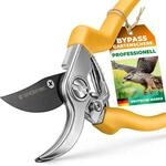 GR&Uuml;NTEK Gartenschere Blumenschere GERFALKE, 48 mm Klinge aus japanischem SK5 Stahl,