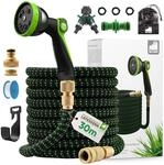 Fepro&reg; Flexibler Gartenschlauch mit 10 Funktion max.30m Premium, Wasserschlauch