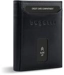 bugatti Secure Slim Mini B&ouml;rse Spezial mit RV-M&uuml;nzfach und RFID-Schutz aus Leder,