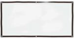 vidaXL Transparente Plane mit &Ouml;sen 1x2 m Polyethylen, durchsichtige Plane,