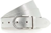 Tamaris Leder G&uuml;rtel Leather Belt W100 Silver silberfarben