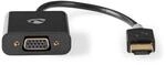 HDMI -Kabel - HDMI Stecker - VGA Buchse / 3.5 mm Buchse - 1080p - Vergoldet - 0.20 m
