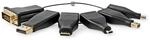 NEDIS HDMI-Adapter | DisplayPort Stecker/DVI-D 24+1-Pin Stecker | Micro / HDMI...
