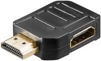 goobay 65750 HDMI Winkeladapter 270 Grad/Vergoldete Kontakte / 270&deg; Winkel / 8K @ 60