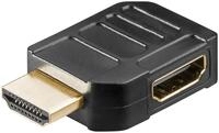 goobay 65745 HDMI Winkeladapter 90 Grad/Vergoldete Kontakte / 90&deg; Winkel / 8K @ 60