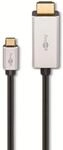 goobay 60175 USB-C 4.0 auf HDMI Adapter Kabel (4K @ 120hz /8K @ 30 Hz) / USB C