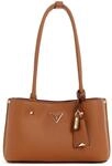 GUESS Meridian Girlfriend Satchel Cognac