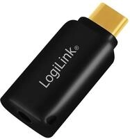 LogiLink UA0356 - USB (Typ-C) Soundkarte (3,5 mm TRRS Stecker) mit Integrierter