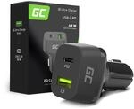 Green Cell KFZ-Ladeger&auml;t 2-Port Zigarettenanz&uuml;nder USB Auto Adapter Handy